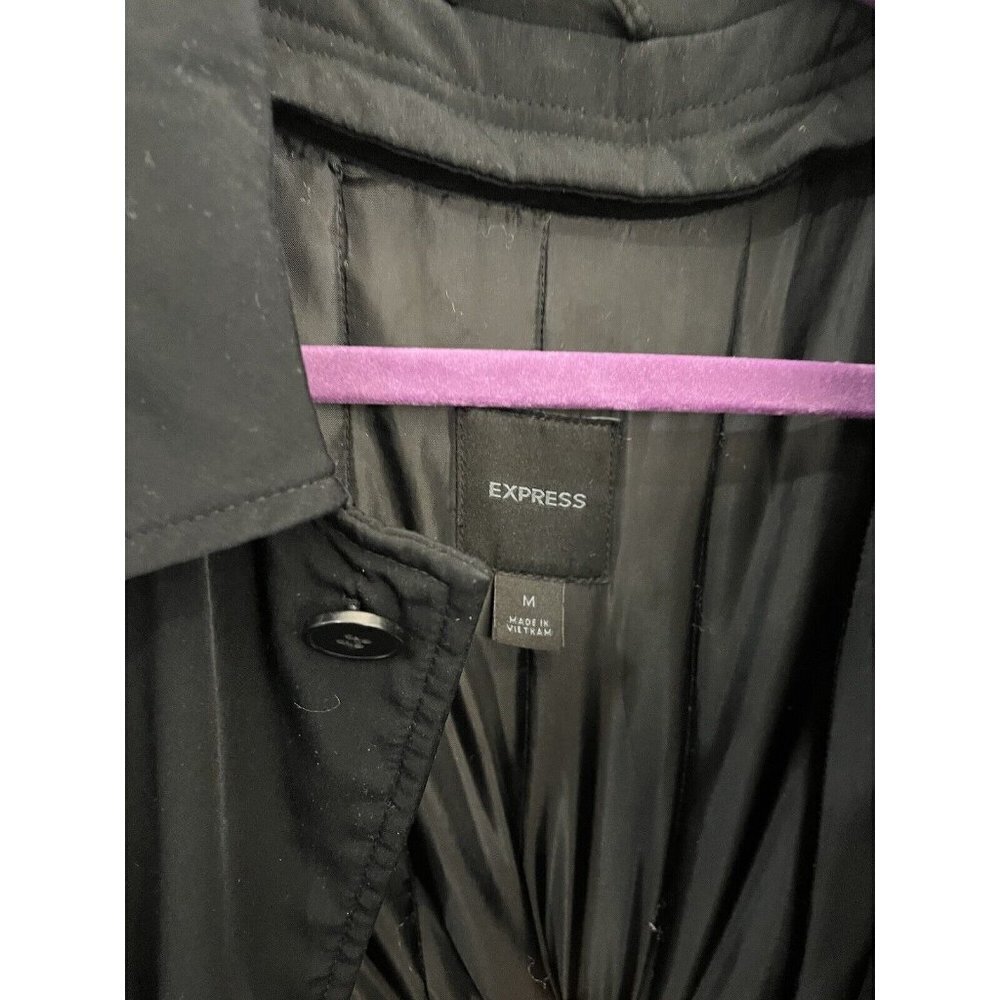 Express men medium double layer removable trench … - image 14